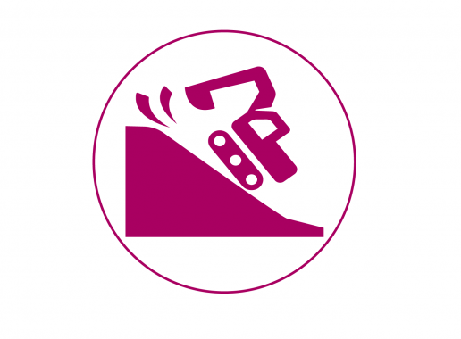 Icoon Ongevalstype Verlies van controle over een bewegend voertuig