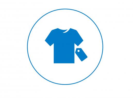 Icoon Sector Vervaardiging textiel