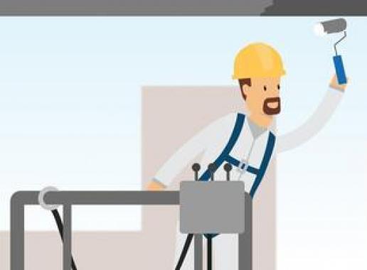 Screenshot animatie beknelling tussen een machine en een object