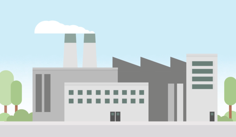Screenshot animatie chemische bedrijven